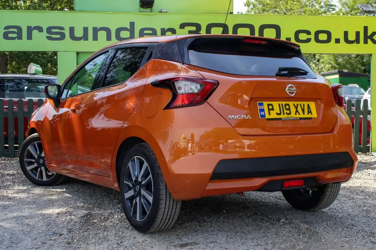 Used Nissan Micra N-Connecta 2019 Orange Hatchback