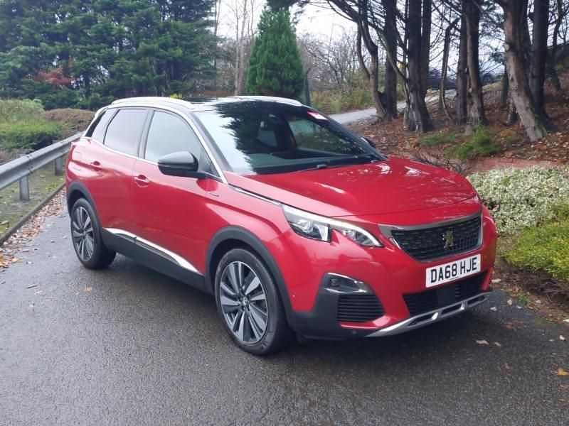 Red Used 2018 Peugeot 3008 Premium SUV | £14,498 (Fair price) - Image 1/4