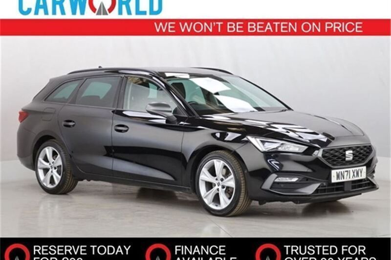 Black Used 2022 Seat Leon FR Estate | £10,668 (Fair price) - Image 1/3