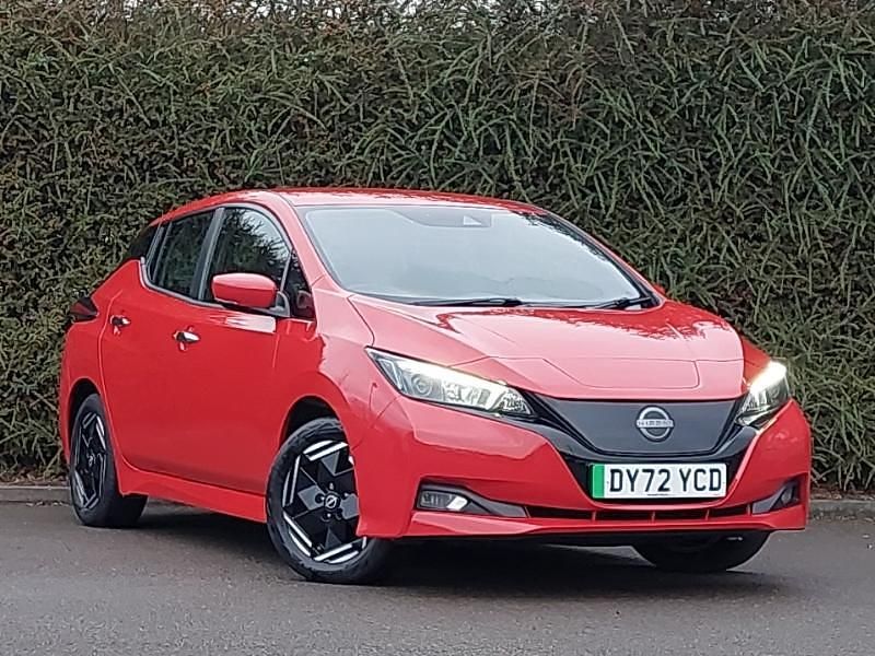 Red Used 2022 Nissan Leaf Acenta Hatchback | £10,998 (Fair price) - Image 1/4