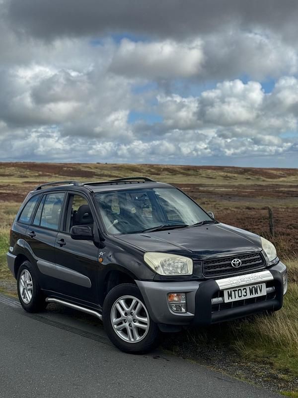Black Used 2003 Toyota RAV4 SUV | £3,195 (A bit pricey) - Image 1/4