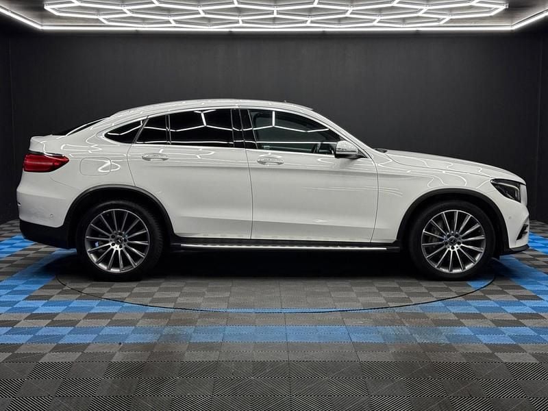 Used Mercedes GLC350 AMG line 2017 White Coupe