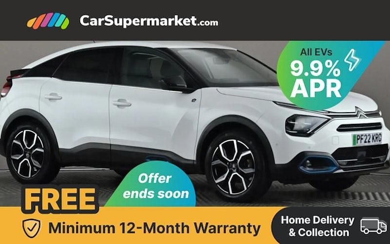 White Used 2022 Citroën e-C4 Shine Hatchback | £13,197 (Fair price) - Image 1/3