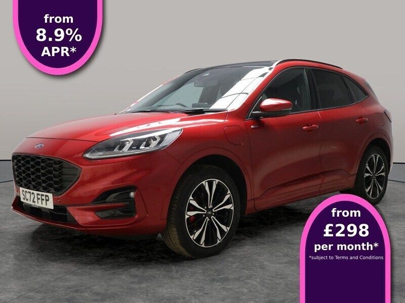 Red Used 2022 Ford Kuga ST-Line X SUV | £21,590 (Good price) - Image 1/3