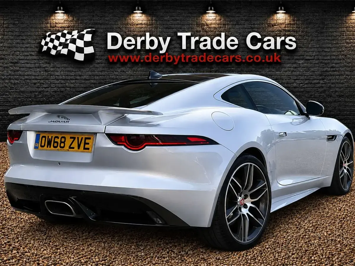 Used Jaguar F-Type R-Dynamic 300 HP (220 kW) 2019 Silver Coupe