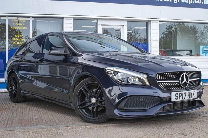 Used Mercedes CLA200 AMG line 2017 Blue Estate