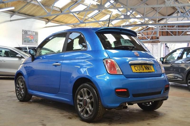 Used Fiat 500 S 2015 Blue Hatchback