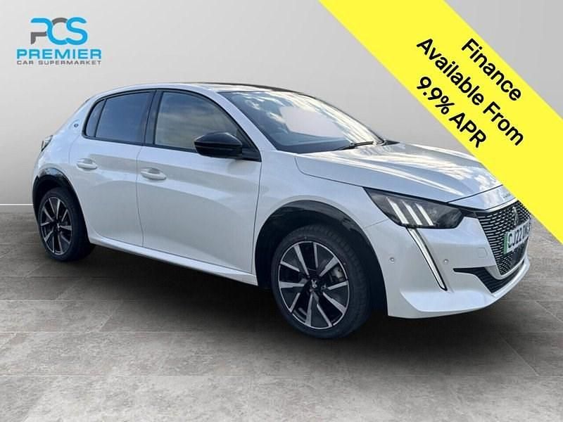 Used Peugeot e-208 GTi 100 kW (136 HP) 2022 White Hatchback