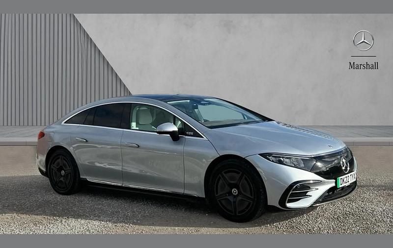 Used Mercedes EQS450+ AMG line 241 kW (328 HP) 2022 Silver Sedan