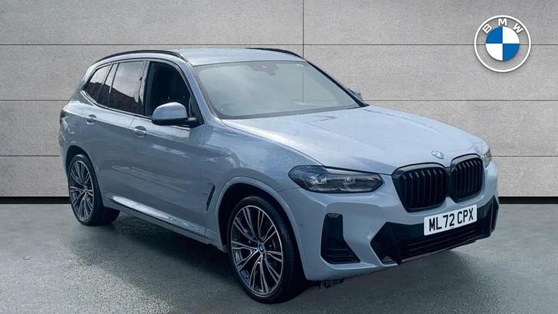 Grey Used 2022 BMW X3 M Sport SUV | £37,790 (A bit pricey) - Image 1/4