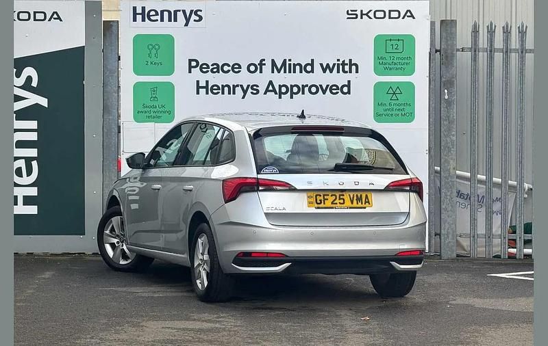 Used Skoda Scala SE 113 HP (83 kW) 2025 Brilliant silver metallic Hatchback