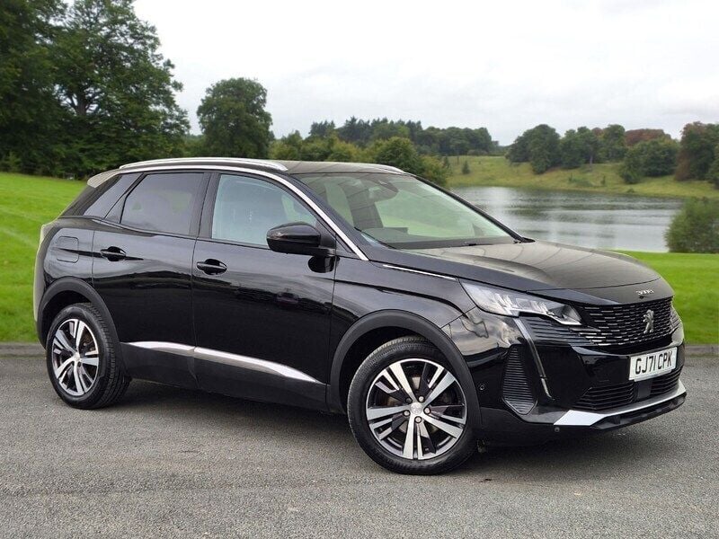 Black Used 2021 Peugeot 3008 Allure Premium Hatchback | £17,249 (A bit pricey) - Image 1/4