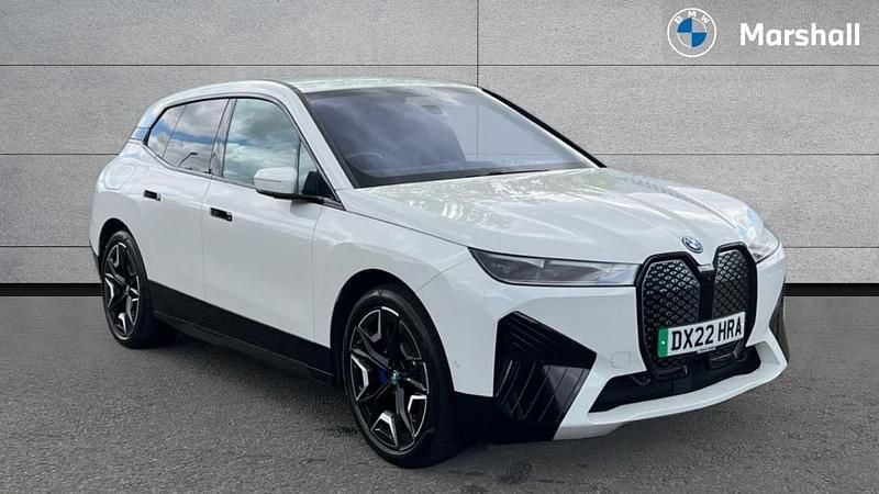 Alpine white Used 2022 BMW iX M Sport SUV | £50,122 (Fair price) - Image 1/4