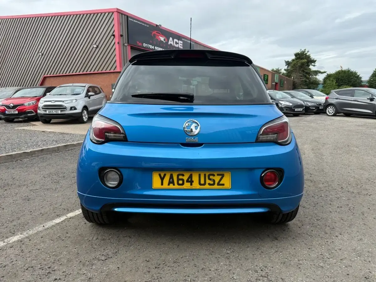 Used Vauxhall Adam Slam 115 HP (84 kW) 2015 Blue Hatchback