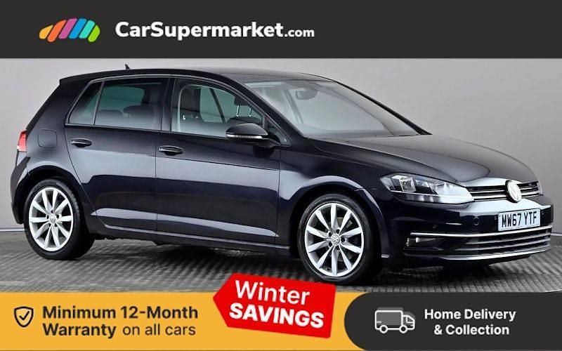 Black Used 2018 VW Golf VII GT Hatchback | £10,897 (Fair price) - Image 1/3
