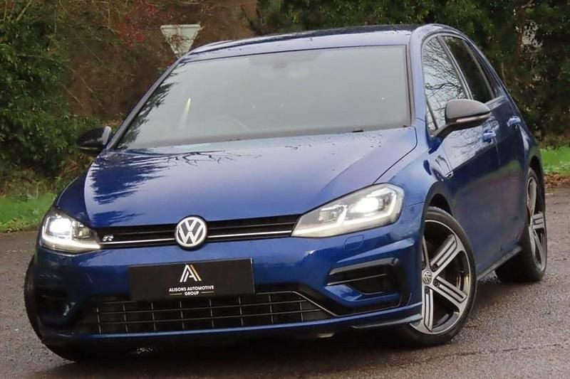 Used VW Golf VII R 300 HP (220 kW) 2019 Blue Hatchback