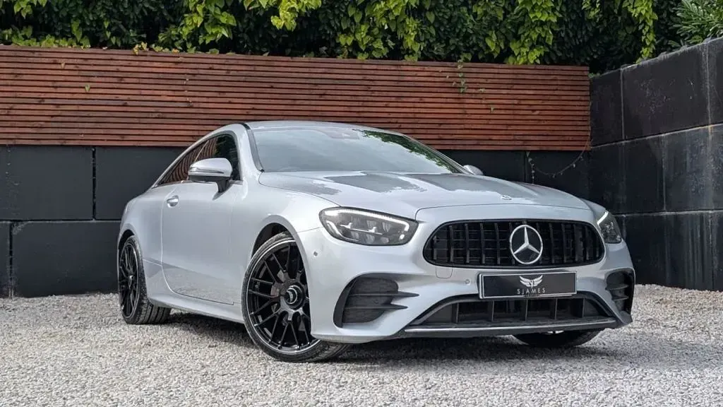 Used Mercedes E220 AMG Line Premium 2021 Silver Coupe