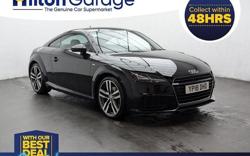 Used Audi TT S-Line 230 HP (169 kW) 2018 Black Coupe