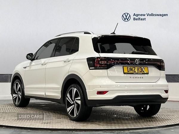 Used VW T-Cross R-line 150 HP (110 kW) 2024 White SUV