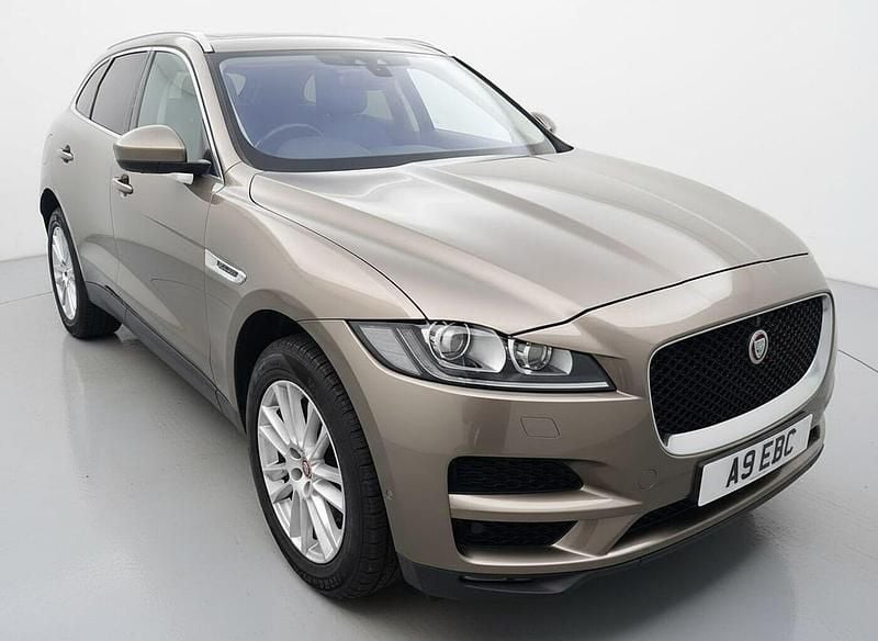 Brown Used 2017 Jaguar F-Pace Portfolio SUV | £17,111 (Good price) - Image 1/4