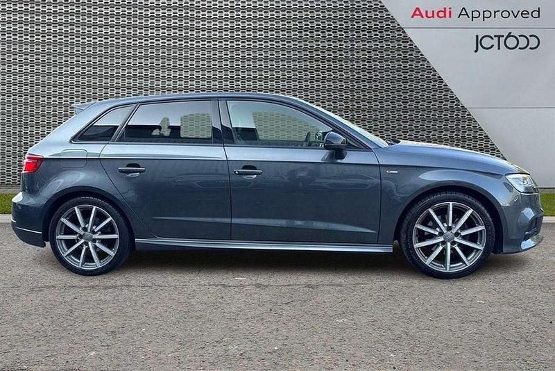 Used Audi A3 Black Edition 150 HP (110 kW) 2018 Grey Sedan