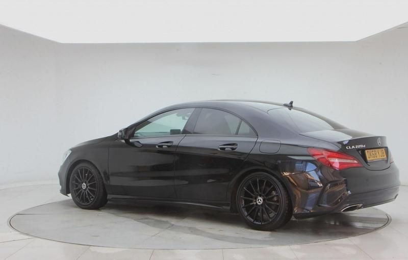 Used Mercedes CLA220 AMG line 2018 Black Sedan