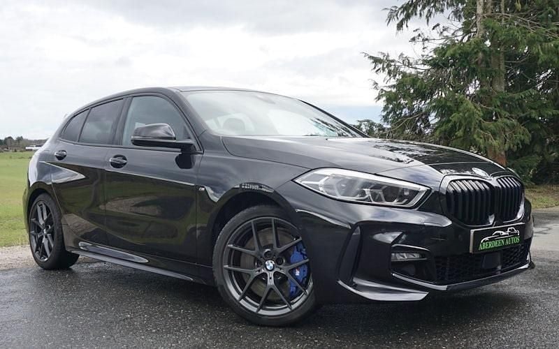 Used BMW 118 M Sport 136 HP (100 kW) 2021 Black Hatchback