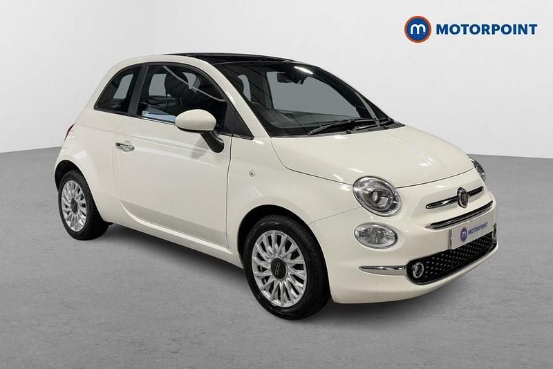 White Used 2023 Fiat 500 Hatchback | £9,299 (Fair price) - Image 1/4