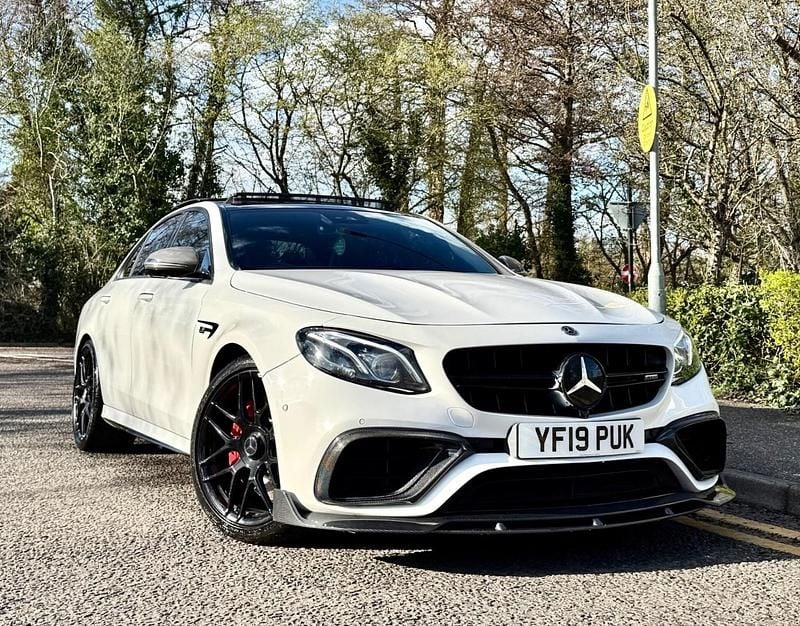 Used Mercedes E63S AMG 2019 White Sedan