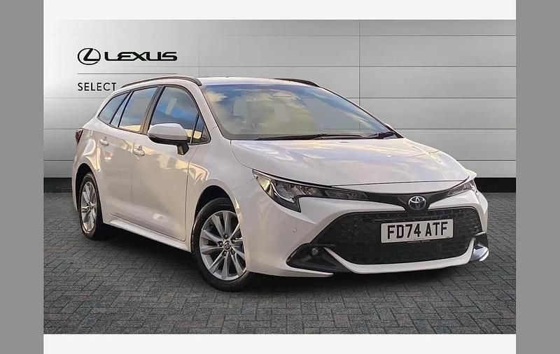 Pure white Used 2024 Toyota Corolla Sport Estate | £24,195 (Good price) - Image 1/3