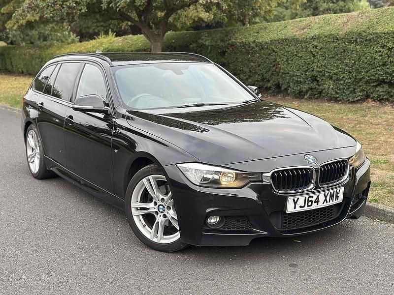 Black Used 2014 BMW 320 M Sport Estate | £6,790 (Fair price) - Image 1/4