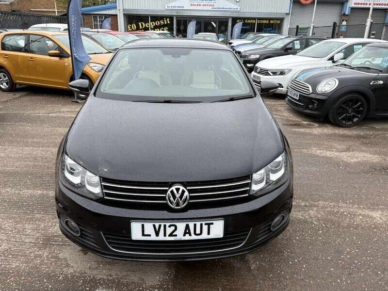 Black Used 2012 VW Eos Exclusive Cabriolet | £7,999 - Image 1/4