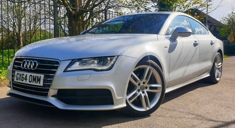 Silver Used 2014 Audi A7 S-Line Hatchback | £9,990 (Fair price) - Image 1/4