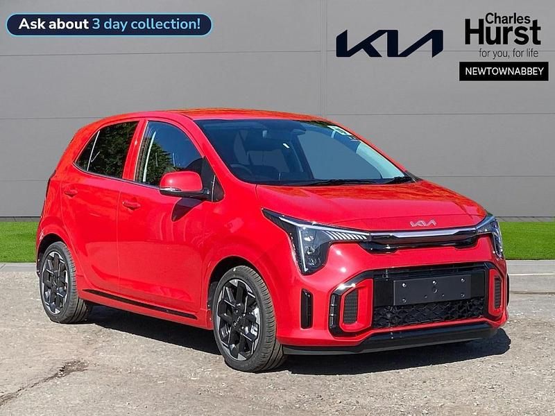 Red Used 2025 Kia Picanto GT-Line Hatchback | £14,990 (A bit pricey) - Image 1/4