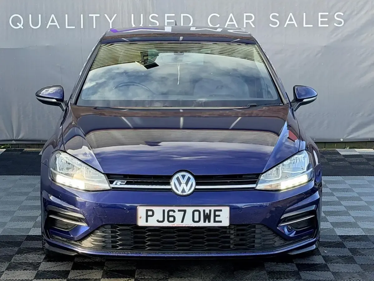 Used VW Golf VII R-line 150 HP (110 kW) 2017 Blue Hatchback