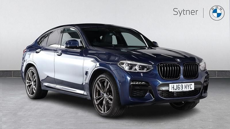 Used BMW X4 M Sport 349 HP (256 kW) 2019 Blue SUV