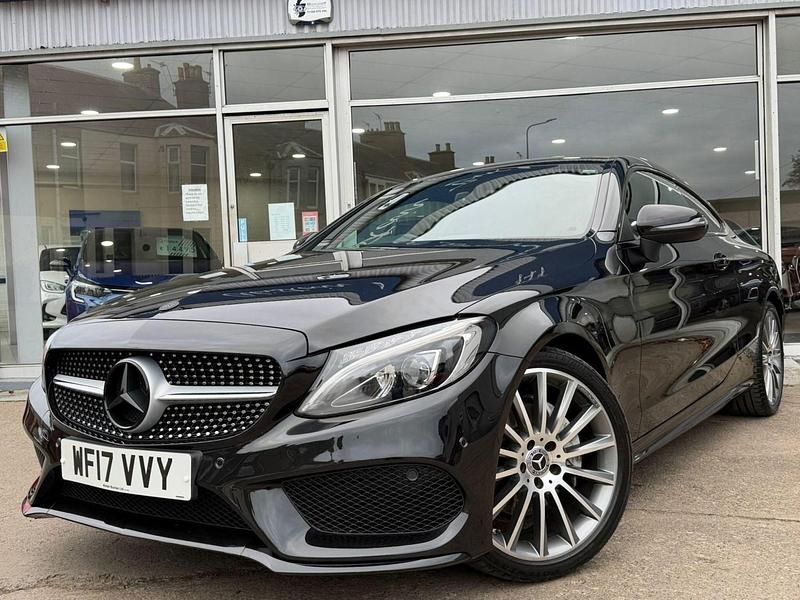 Used Mercedes C200 AMG Line Premium 184 HP (135 kW) 2017 Black Coupe