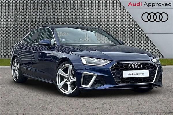 Blue Used 2020 Audi A4 S-Line Sedan | £21,795 (Fair price) - Image 1/3