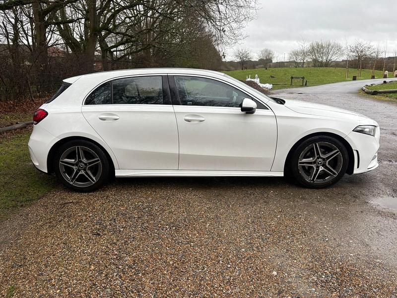 Used Mercedes A180 AMG line 2018 White Hatchback