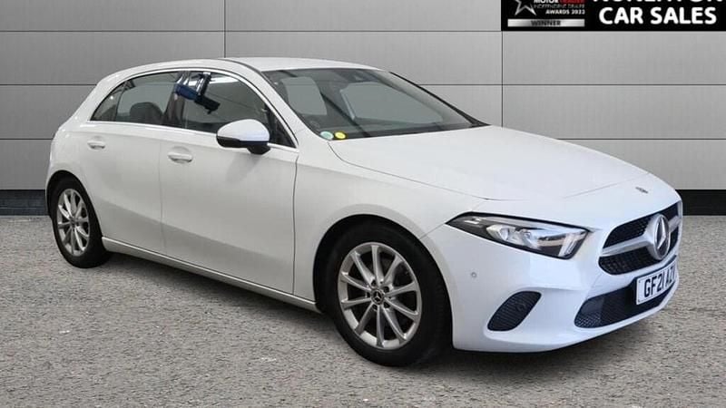 White Used 2021 Mercedes A200 Executive Hatchback | £18,500 (Good price) - Image 1/4
