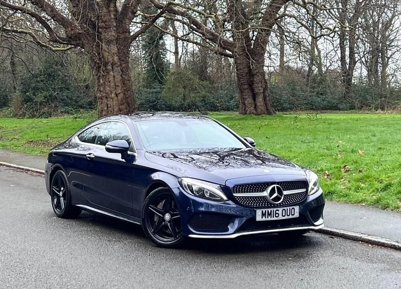 Used Mercedes C250 AMG Line Premium 2016 Blue Coupe