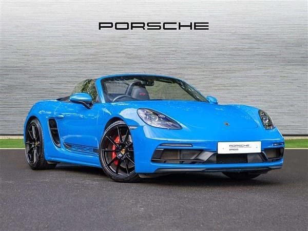Blue Used 2024 Porsche Boxster Cabriolet | £78,940 (Expensive) - Image 1/4