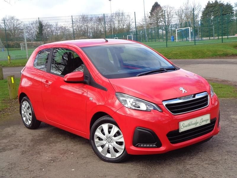 Laser red Used 2017 Peugeot 108 Active Hatchback | £5,995 (A bit pricey) - Image 1/4