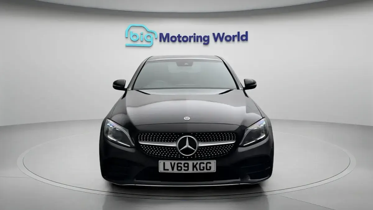 Used Mercedes C200 AMG line 198 HP (145 kW) 2019 Black Sedan