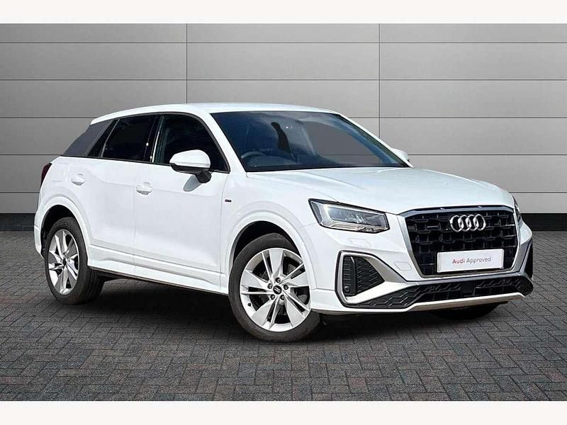 Glacier white Used 2022 Audi Q2 S-Line SUV | £25,595 (A bit pricey) - Image 1/4