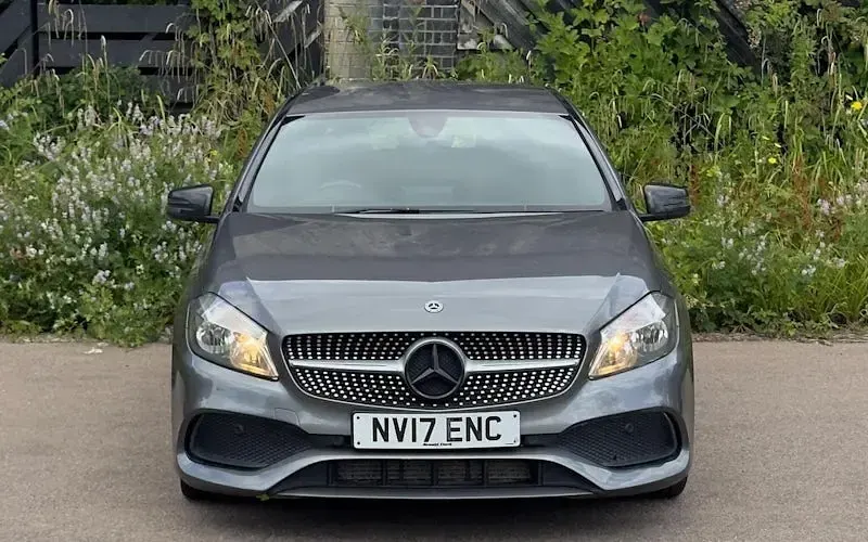 Used Mercedes A200 AMG line 136 HP (100 kW) 2017 Grey Hatchback