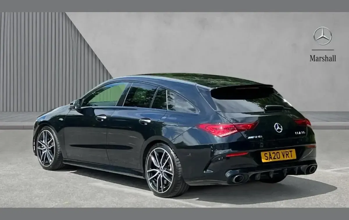 Used Mercedes CLA35 AMG Premium 301 HP (221 kW) 2020 Black Coupe