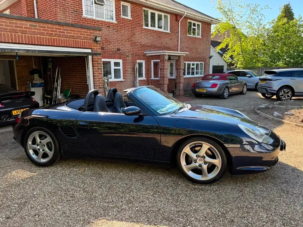 Used Porsche Boxster 2004 Blue Cabriolet