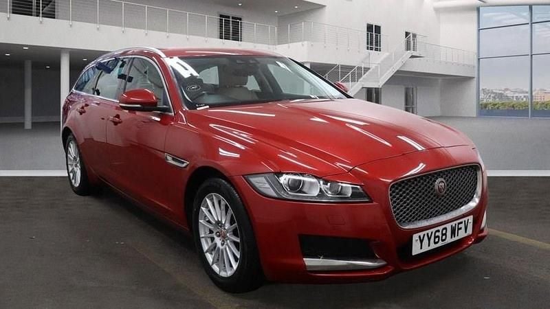 Red Used 2018 Jaguar XF Sportbrake Portfolio Estate | £11,399 - Image 1/4