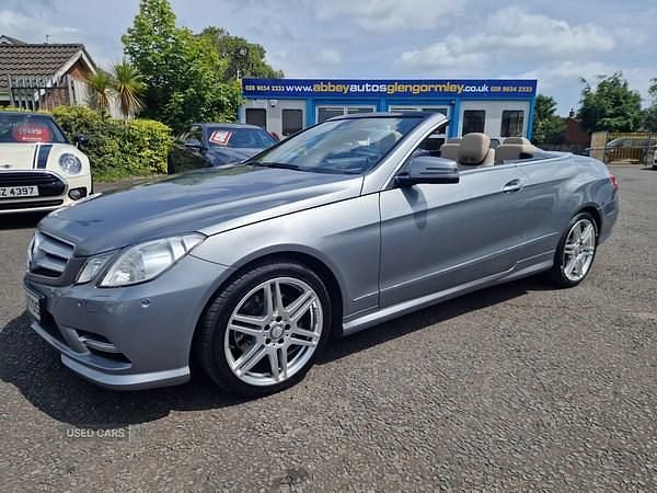 Silver Used 2012 Mercedes E220 Cabriolet | £7,995 (Fair price) - Image 1/4